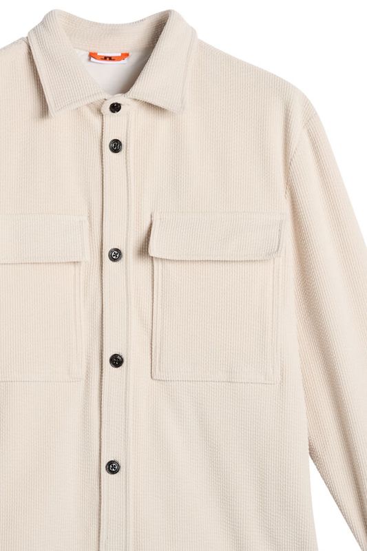 FINNIGAN DRAPE CORD SHIRT Moonbeam
