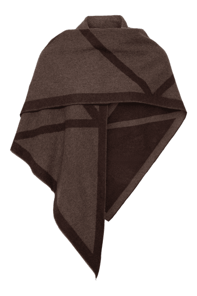 Hovedbilde TRIANGLE SCARF Cacao/Tobacco