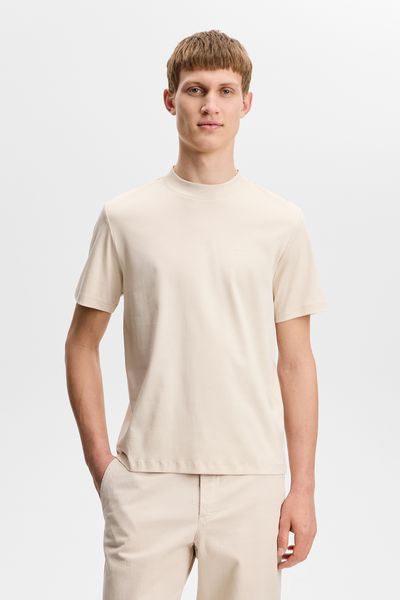 Hovedbilde ACE MOCK NECK T-SHIRT Moonbeam