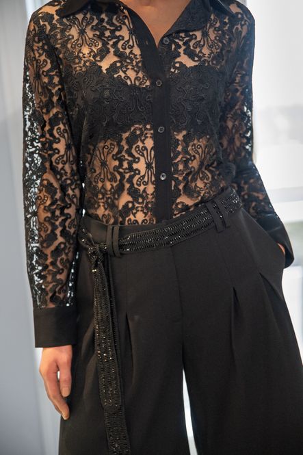 Hovedbilde ZOEY LACE BLOUSE Black