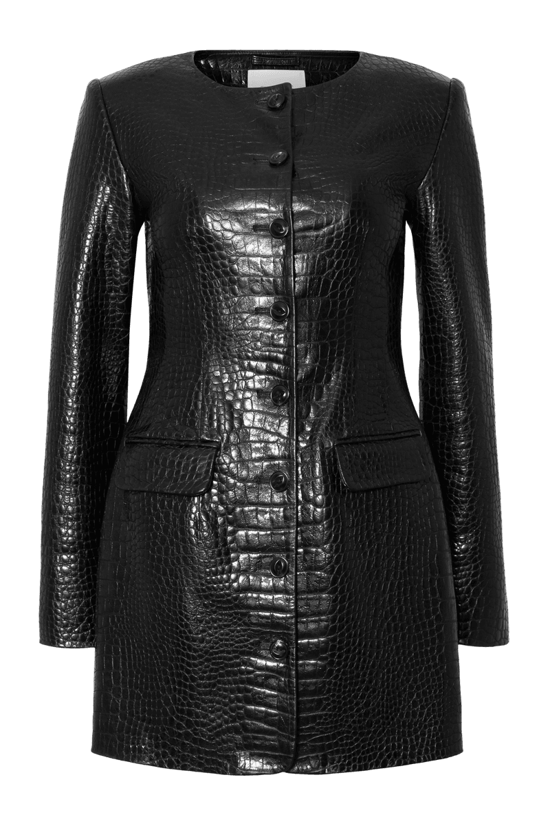 BLAIR BLAZER Black Croc