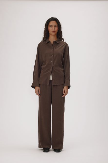 Hovedbilde ALLY SHIRT Espresso Brown