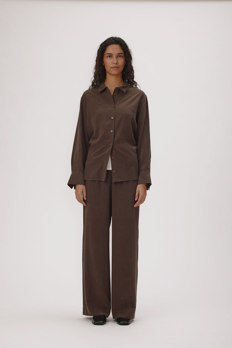 ALLY SHIRT Espresso Brown