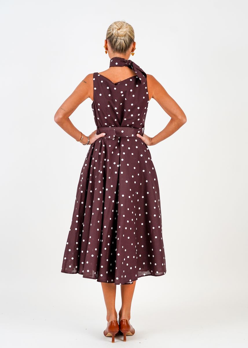 TIFFANY DRESS Brown
