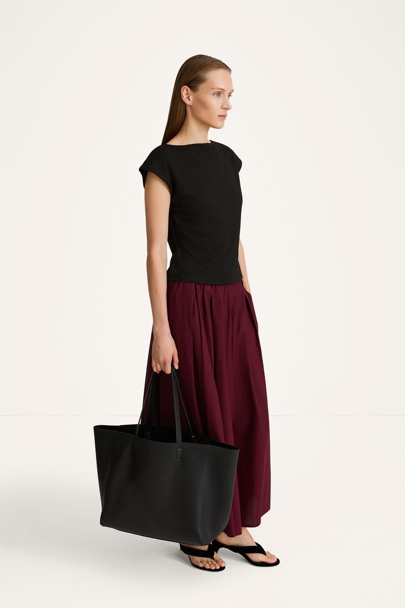 JORINA MAXI SKIRT Bordeaux