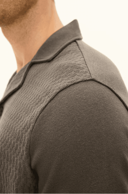 Hovedbilde KIRK KNITTED SHIRT Nettle Green