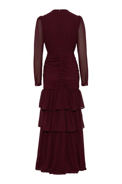 Hovedbilde JENNA MAXI DRESS Burgundy