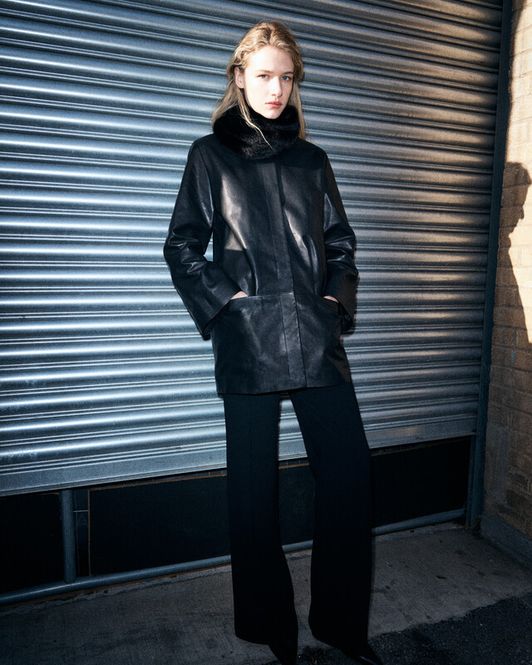 Hovedbilde VALENCIA LEATHER JACKET Black
