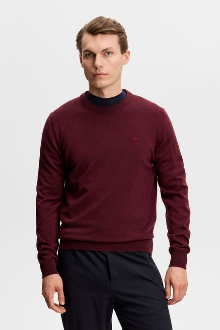 Hovedbilde KEANE MERINO CREW NECK Winetasting