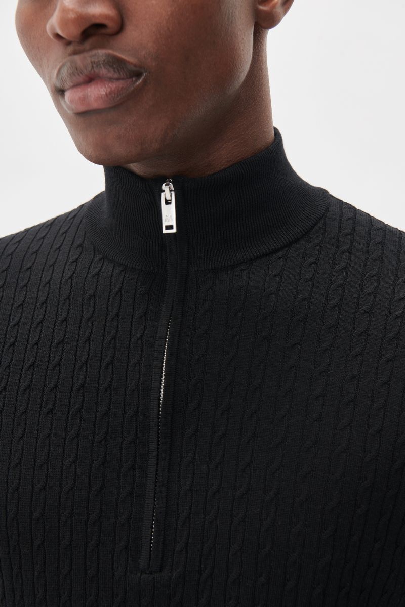 MAMASON MERINO PULLOVER SORT