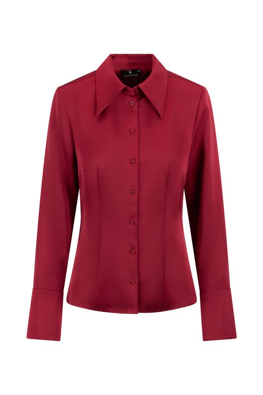 JACINDA SHIRT Rumba Red