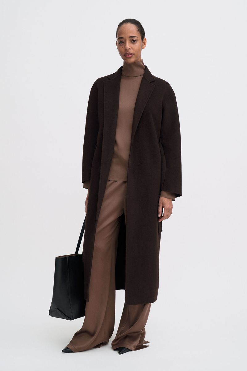 ALEXA COAT Dark Chocolate