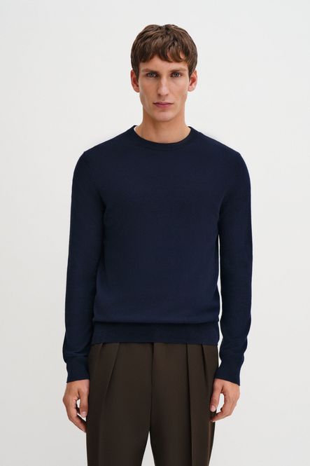 Hovedbilde COTTON MERINO SWEATER Navy