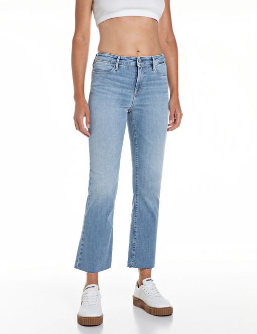 Hovedbilde ZOLIE FLARE JEANS Lys Blå