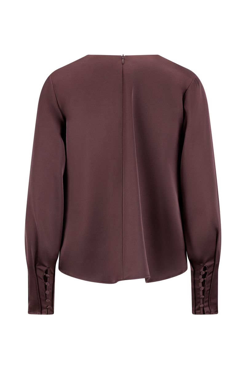 KIRSTINE BLOUSE Plum Perfect