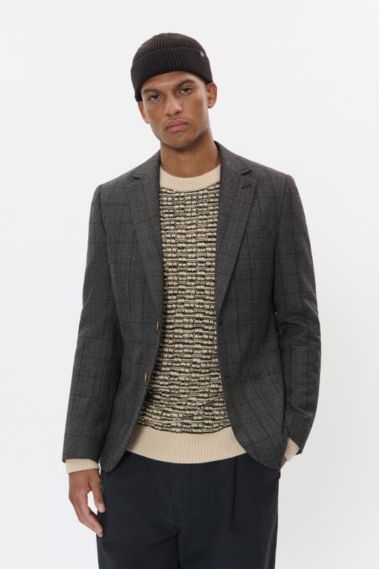 MAGEORGE CHECK BLAZER