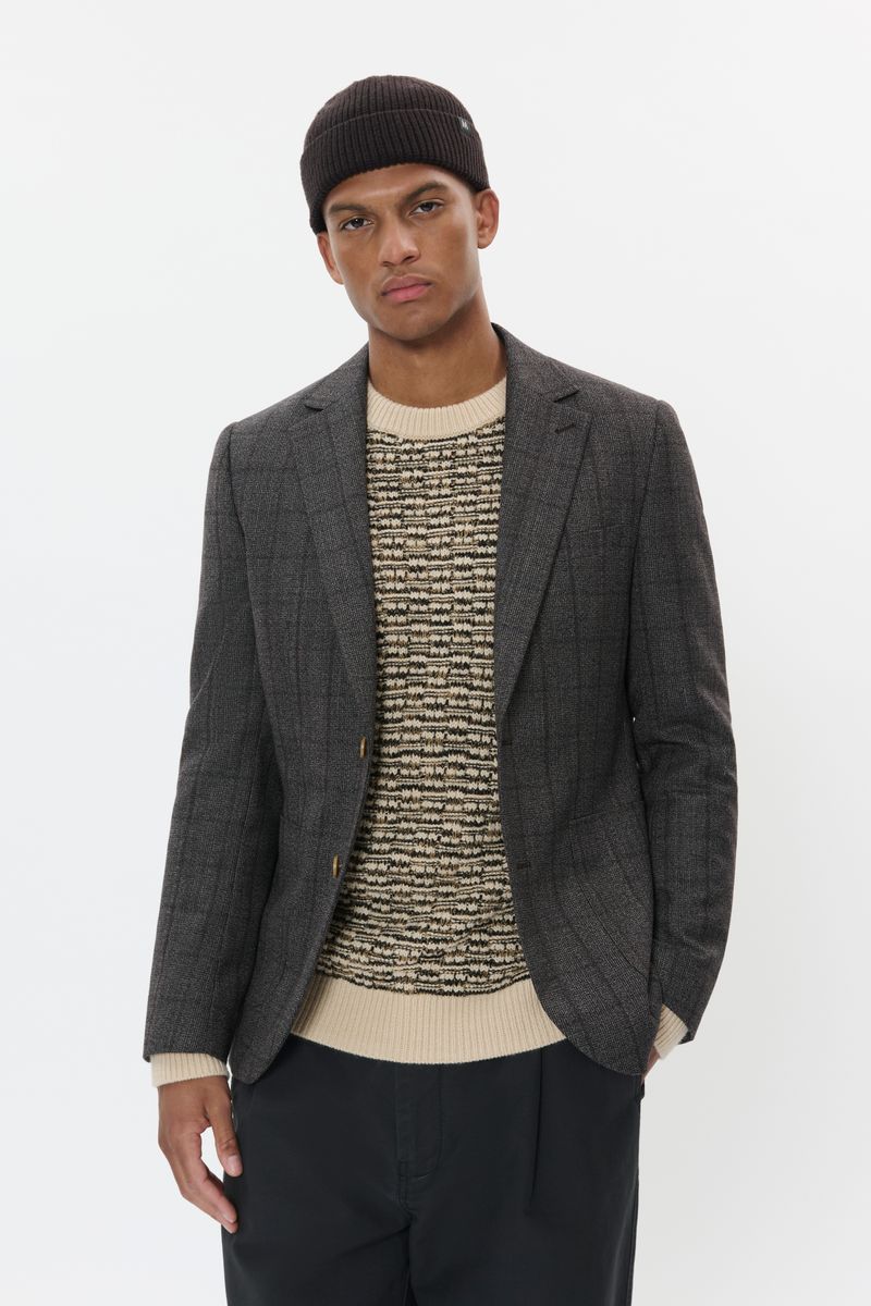MAGEORGE CHECK BLAZER