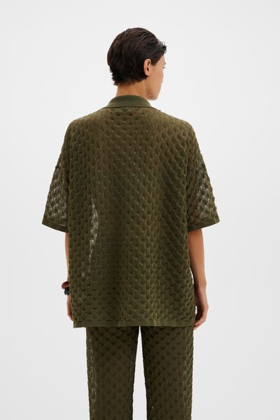 Hovedbilde MOA KNITTED SHIRT Dusty Olive