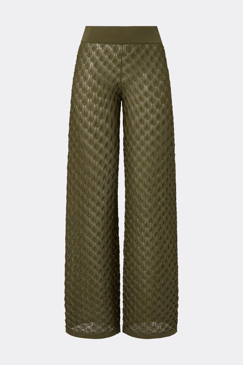 ALISSA KNITTED PANTS Dusty Olive
