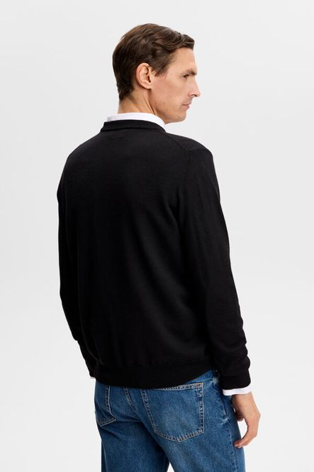 Hovedbilde KEANE MERINO CREW NECK Black
