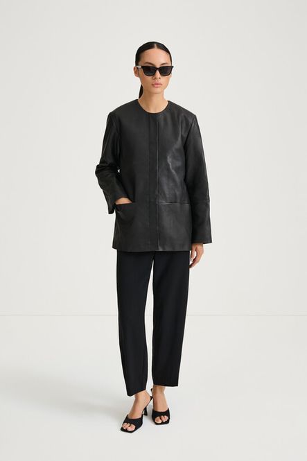 Hovedbilde VALENCIA LEATHER JACKET Black
