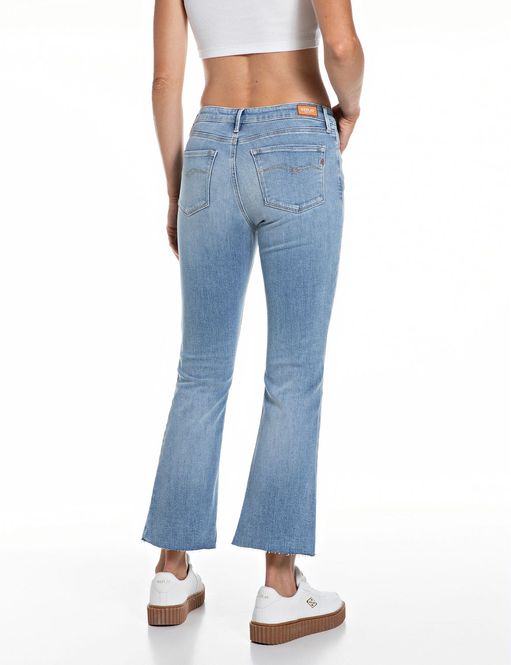 Hovedbilde ZOLIE FLARE JEANS Lys Blå