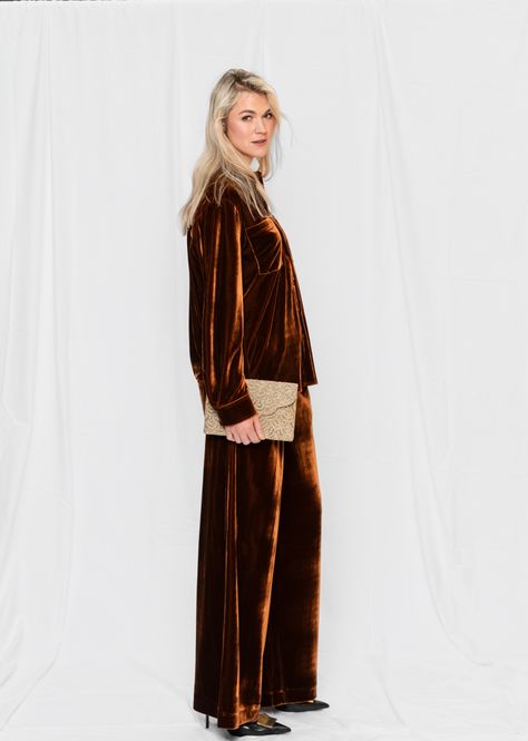 Hovedbilde JASPER WIDE PANT Cognac