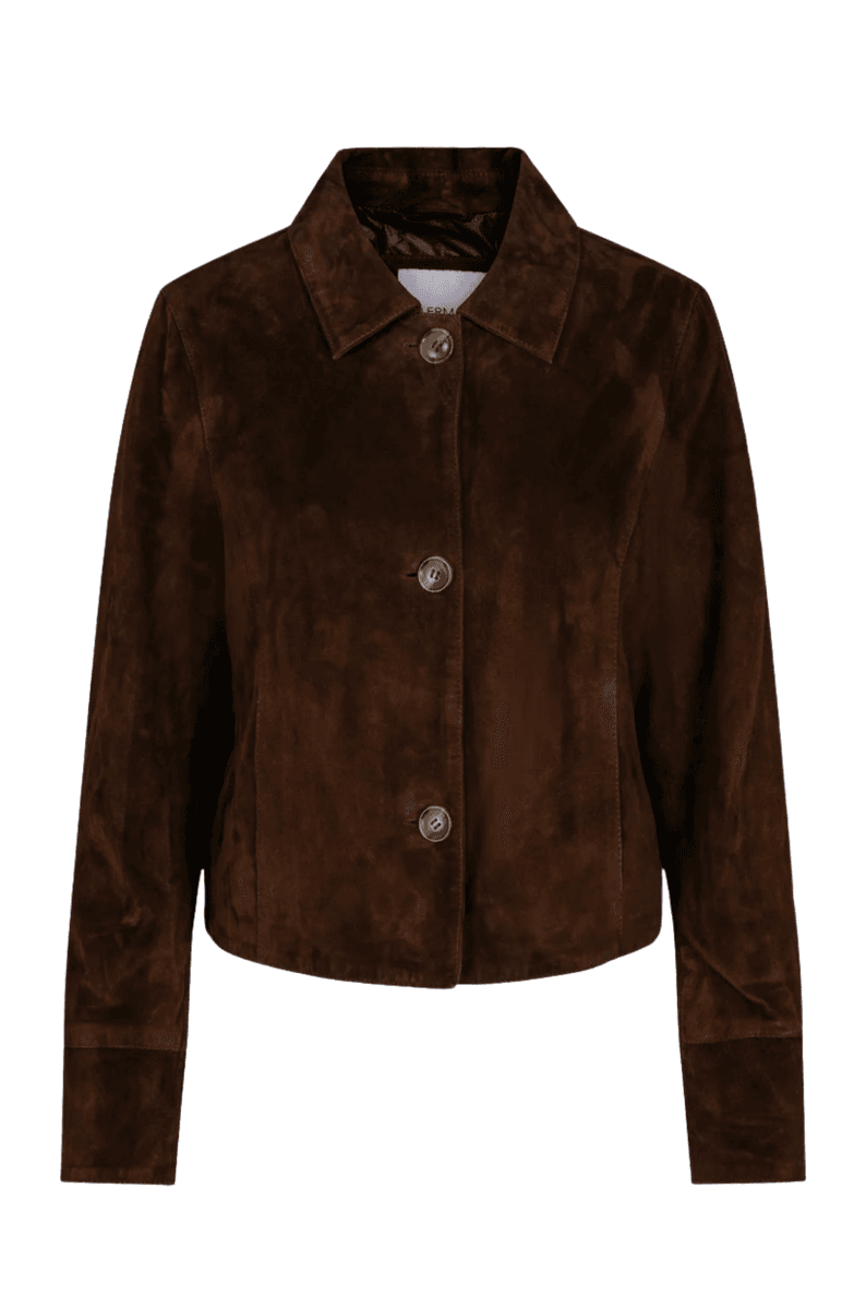 ALLY SEMSKET SKINNJAKKE Brun