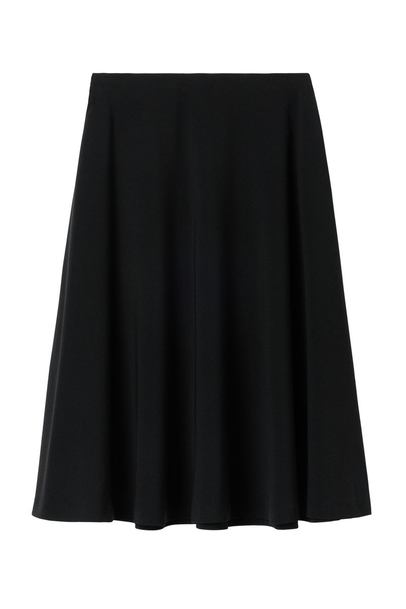 FLARED SKIRT Black