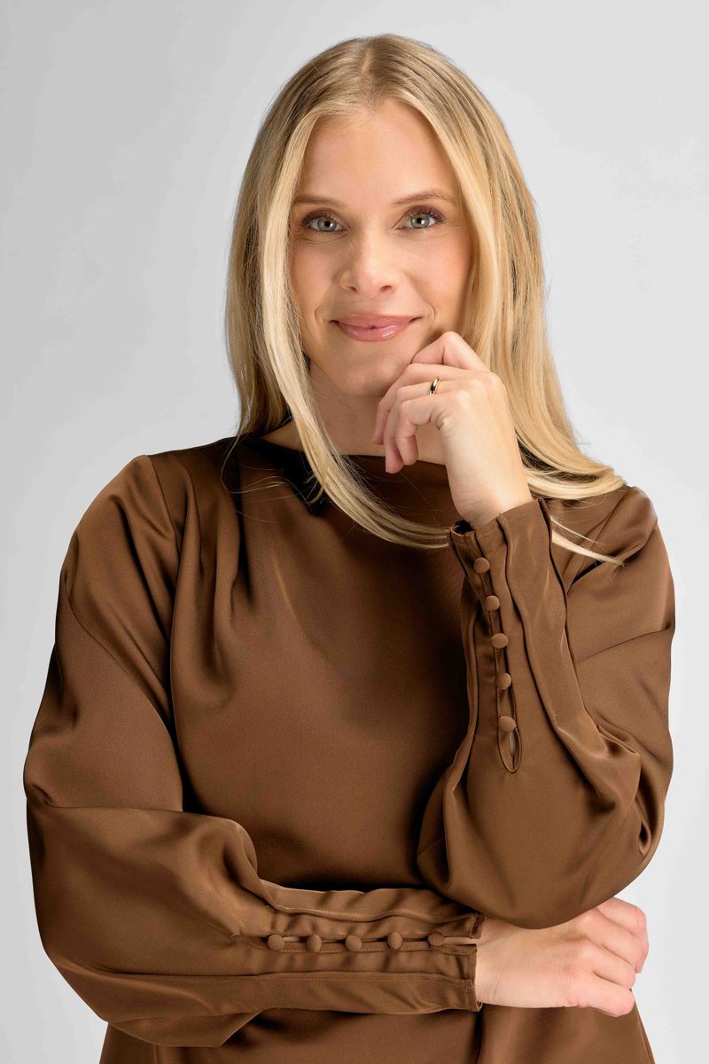 KIRSTINE BLOUSE Pinecone