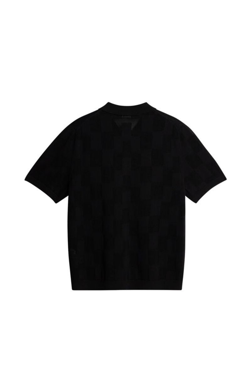 REYMOND STACKED BRIDGE POLO Black