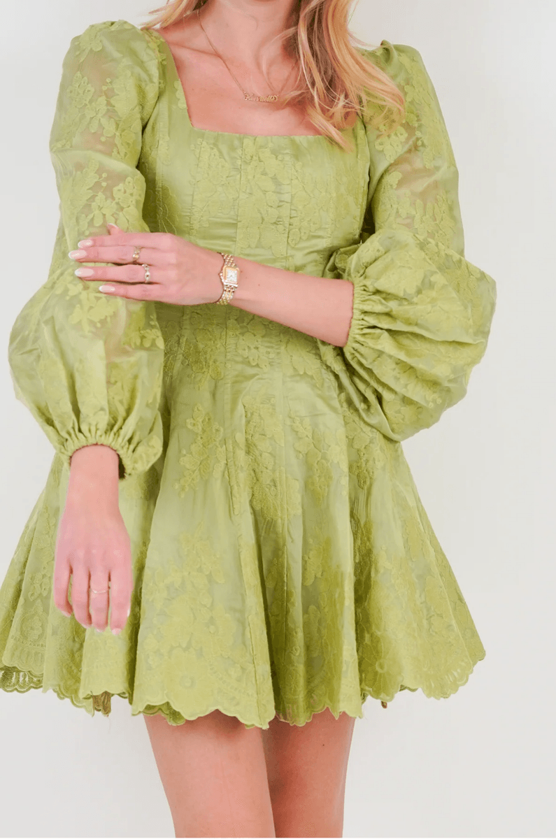 SOPHIE LACE DRESS Green