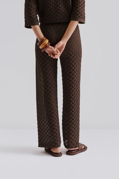 Hovedbilde ALISSA KNITTED PANTS Chocolate