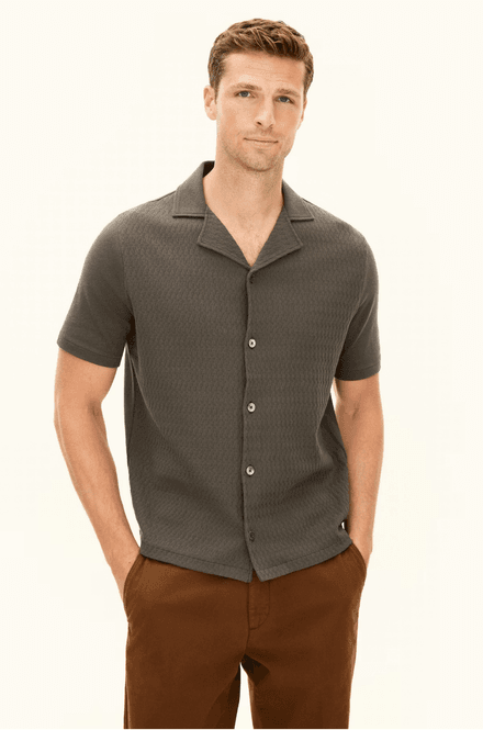 Hovedbilde KIRK KNITTED SHIRT Nettle Green