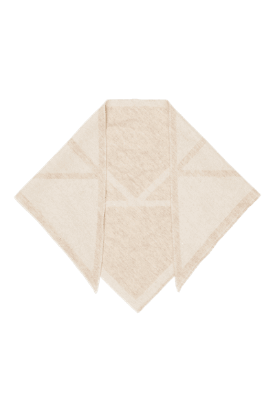 Hovedbilde TRIANGLE SCARF SMALL Cream/Light Beige