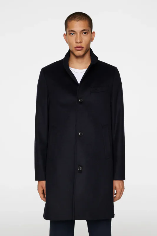 JESSE MELTON CASHMERE COAT JL NAVY