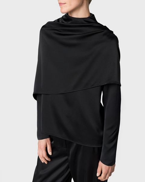 Hovedbilde THE SOPHIA SATIN BLOUSE Black