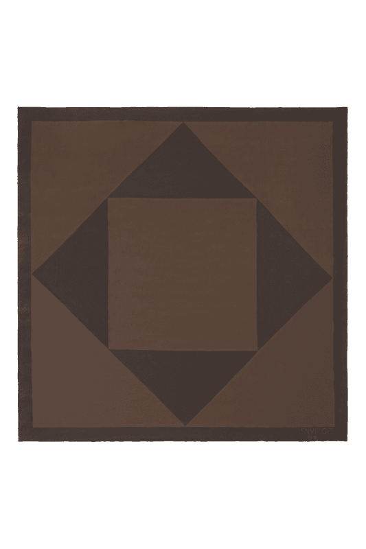 SQUARE SCARF Chestnut/Brown