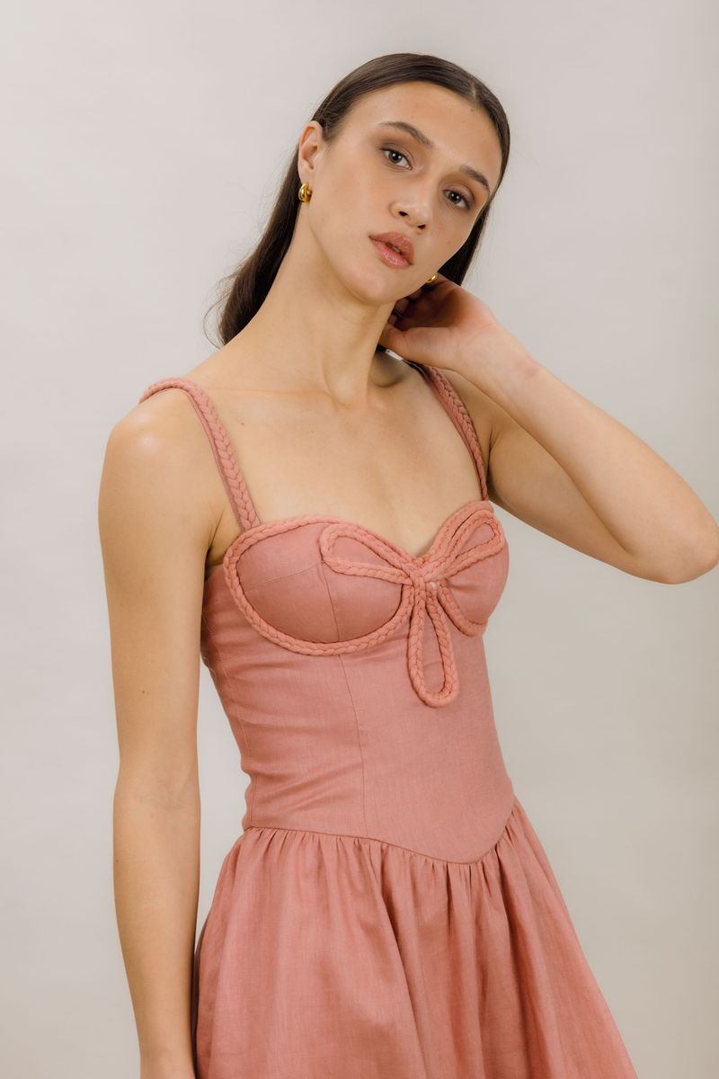 ZELMIRA KJOLE Gammelrosa