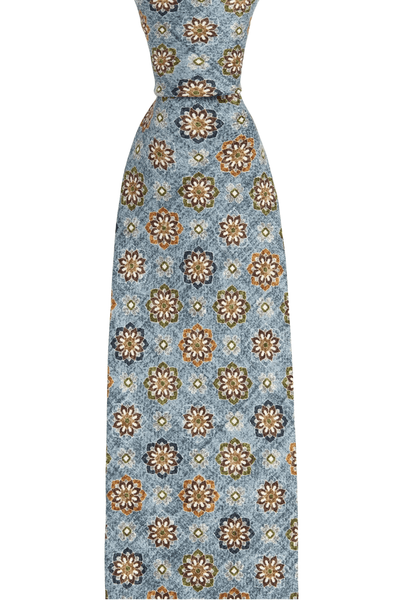 Hovedbilde BLOMSTERMØNSTRET SLIPS Summer Sky Blue