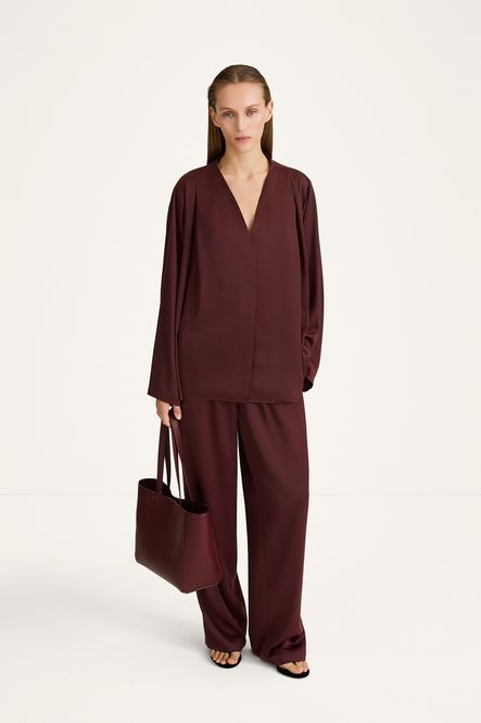 Hovedbilde MEIKE TROUSERS Bordeaux