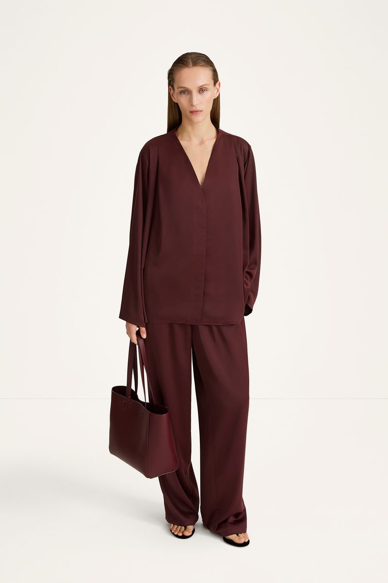 MEIKE TROUSERS Bordeaux