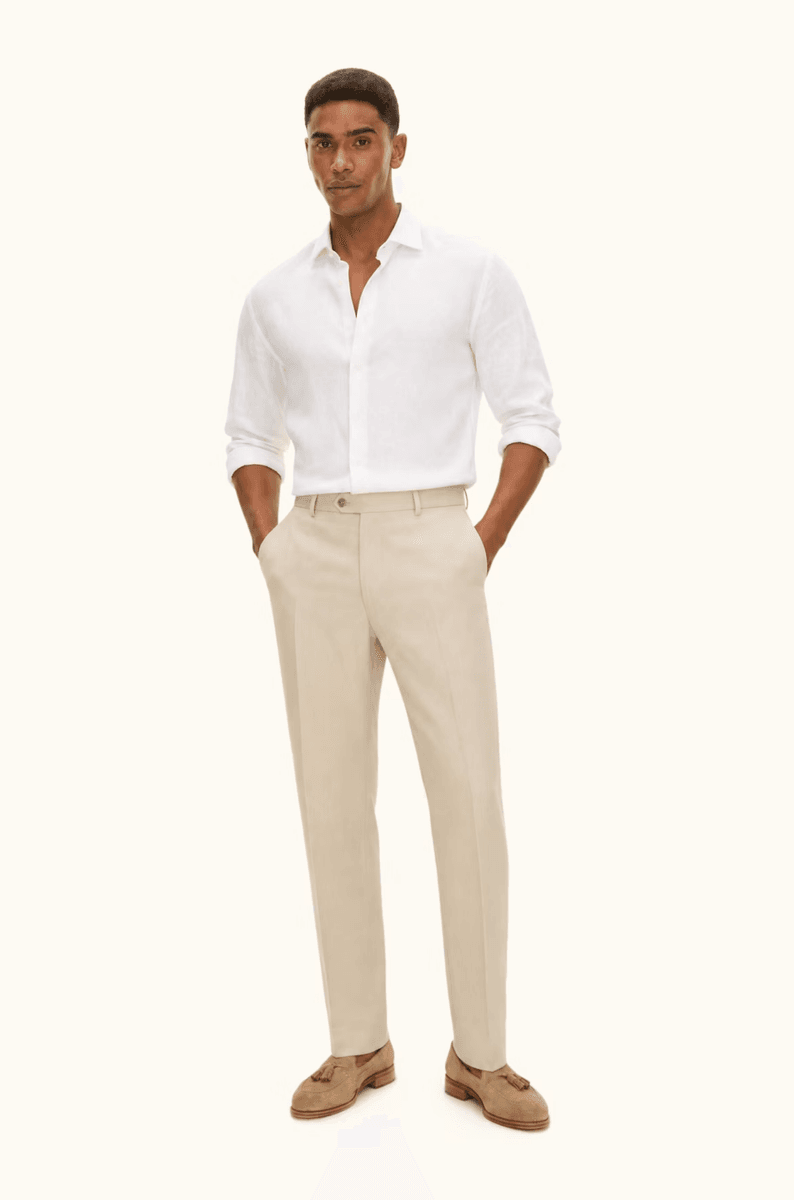 DEL TROUSERS Beige