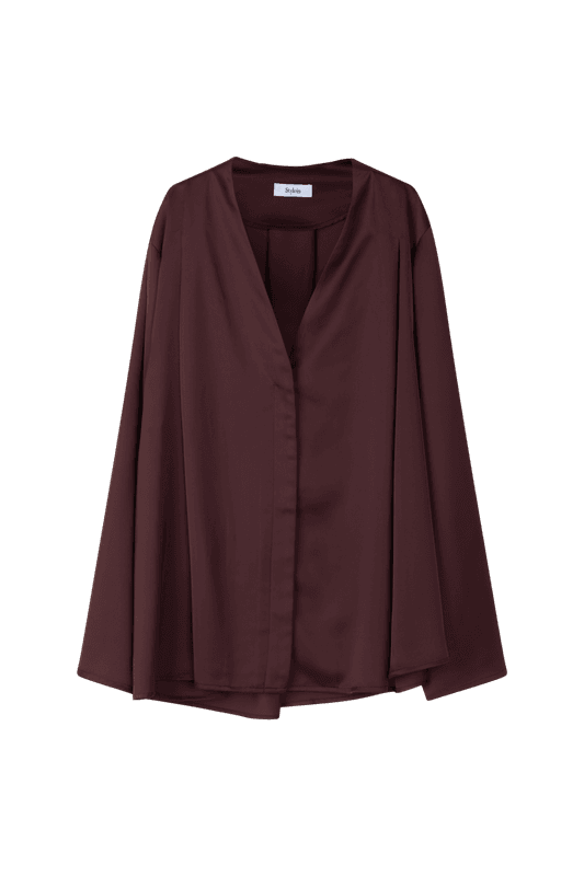 MARBY BLOUSE Bordeaux