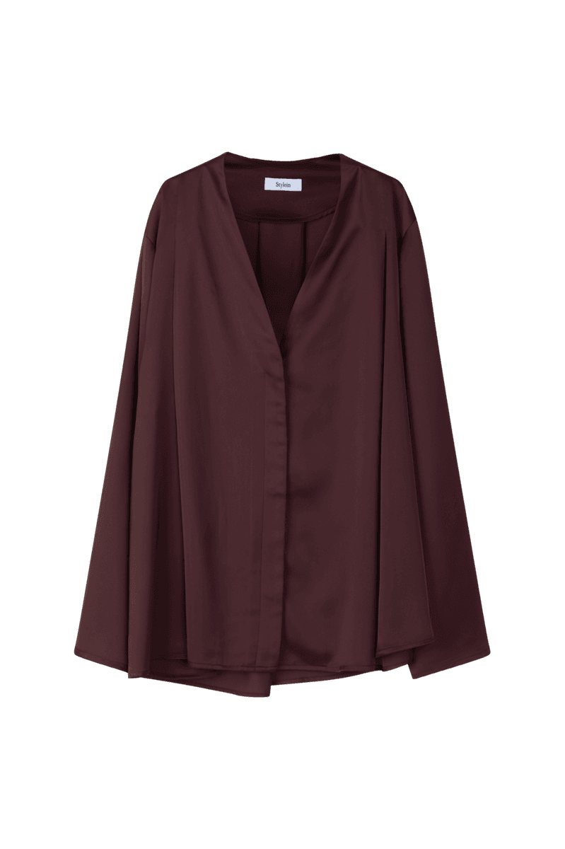 MARBY BLOUSE Bordeaux